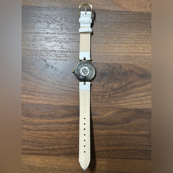 ANNE KLEIN WATCH WITH WHITE LEATHER BAND - Picture 5 of 8